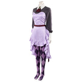 Perona Cosplay Costume Pink Outfit Adult Female Halloween Carnival Costume