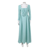 Pirates of the Caribbean Cosplay Costume Elizabeth Swann Green Dress Adult Female Halloween Carnival Costume