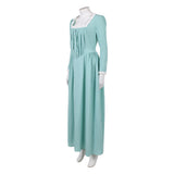 Pirates of the Caribbean Cosplay Costume Elizabeth Swann Green Dress Adult Female Halloween Carnival Costume