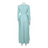 Pirates of the Caribbean Cosplay Costume Elizabeth Swann Green Dress Adult Female Halloween Carnival Costume