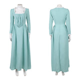 Pirates of the Caribbean Cosplay Costume Elizabeth Swann Green Dress Adult Female Halloween Carnival Costume