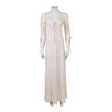 Pirates of the Caribbean Cosplay Costume Elizabeth Swann White Dress Adult Female Halloween Carnival Costume