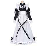 Playing Death Games to Put Food on the Table Cosplay Costume Aoi Maid Dress Adult Female Halloween Carnival Costume
