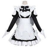 Playing Death Games to Put Food on the Table Cosplay Costume Momono Maid Dress Adult Female Halloween Carnival Costume