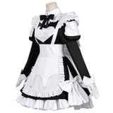 Playing Death Games to Put Food on the Table Cosplay Costume Momono Maid Dress Adult Female Halloween Carnival Costume