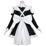 Playing Death Games to Put Food on the Table Cosplay Costume Momono Maid Dress Adult Female Halloween Carnival Costume
