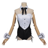 Playing Death Games to Put Food on the Table Cosplay Costume Yuuki Sorimachi Bunny Girl Costume Adult Female Halloween Carnival Costume
