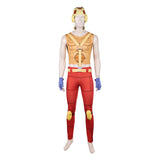 Pocoloco Cosplay Costume Yellow Outfit Adult Male Halloween Carnival Costume