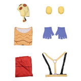 Pocoloco Cosplay Costume Yellow Outfit Adult Male Halloween Carnival Costume