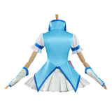 Pretty Cure Cosplay Costume Karen Minazuki Blue Dress Adult Female Halloween Carnival Costume
