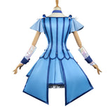 Pretty Cure Cosplay Costume Reika Aoki Women Blue Dress Adult Female Halloween Carnival Costume