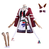 Pretty Derby Cosplay Costume Forever Young Red Outfit Adult Female Halloween Carnival Costume