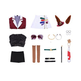 Pretty Derby Cosplay Costume Forever Young Red Outfit Adult Female Halloween Carnival Costume