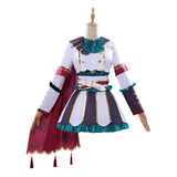 Pretty Derby Cosplay Costume Marche Lorraine White Outfit Adult Female Halloween Carnival Costume