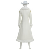 One Piece Live-Action Cosplay Costume Niko Robin White Outfit Adult Female Halloween Carnival Costume