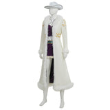 One Piece Live-Action Cosplay Costume Niko Robin White Outfit Adult Female Halloween Carnival Costume