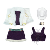 One Piece Live-Action Cosplay Costume Niko Robin White Outfit Adult Female Halloween Carnival Costume