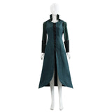 Tauriel Cosplay Costume Green Outfit Adult Female Halloween Carnival Costume