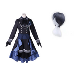 Black Butler Cosplay Costume Ciel Phantomhive Black Outfit Adult Male Halloween Carnival Costume