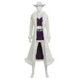 One Piece Live-Action Cosplay Costume Niko Robin White Outfit Adult Female Halloween Carnival Costume