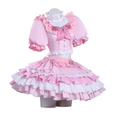 Puella Magi Madoka Magica Cosplay Costume Madoka Kaname  Pink Dress Adult Female Halloween Carnival Costume