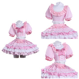Puella Magi Madoka Magica Cosplay Costume Madoka Kaname  Pink Dress Adult Female Halloween Carnival Costume
