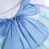 Puella Magi Madoka Magica Cosplay Costume Sayaka Miki Blue Outfit Adult Female Halloween Carnival Costume