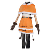 Puella Magi Madoka Magica Nagisa Momoe Women Orange Outfit Adult Female Halloween Carnival Costume