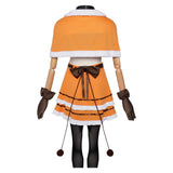 Puella Magi Madoka Magica Nagisa Momoe Women Orange Outfit Adult Female Halloween Carnival Costume
