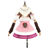 Ram Cosplay Costume Pink Christmas Outfit Adult Female Halloween Carnival Costume