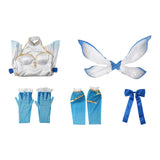 Ram Cosplay Costume White Dress with Wings Adult Female Halloween Carnival Costume