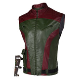 Red One Callum Drift Red and Green Leather Vest Cosplay Costume Outfits