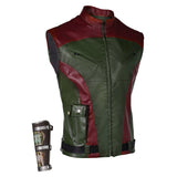 Red One Callum Drift Red and Green Leather Vest Cosplay Costume Outfits