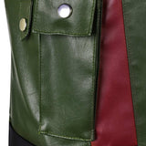 Red One Callum Drift Red and Green Leather Vest Cosplay Costume Outfits