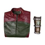 Red One Callum Drift Red and Green Leather Vest Cosplay Costume Outfits