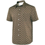 Red One Jack O’Malley Brown Printed Shirt Cosplay Costume