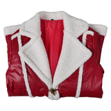 Red One Santa Claus Nick Red Coat Cosplay Costume Outfits Halloween Carnival Suit