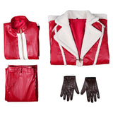 Red One Santa Claus Nick Red Set Cosplay Costume Outfits Halloween Carnival Suit