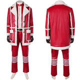 Red One Santa Claus Nick Red Set Cosplay Costume Outfits Halloween Carnival Suit