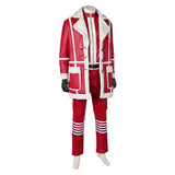 Red One Santa Claus Nick Red Set Cosplay Costume Outfits Halloween Carnival Suit