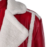 Red One Santa Claus Nick Red Set Cosplay Costume Outfits Halloween Carnival Suit