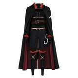 Reincarnated as a Sword Cosplay Costume Fran Black Outfit Adult Female Halloween Carnival Costume