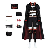 Reincarnated as a Sword Cosplay Costume Fran Black Outfit Adult Female Halloween Carnival Costume