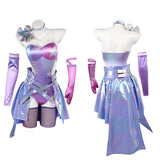 Rivals Cosplay Costume Luna Purple Outfit Adult Female Halloween Carnival Costume