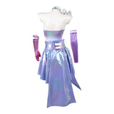 Rivals Cosplay Costume Luna Purple Outfit Adult Female Halloween Carnival Costume