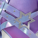 Rivals Cosplay Costume Luna Purple Outfit Adult Female Halloween Carnival Costume