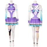 Rivals Cosplay Costume Psylocke Chouko Takahashi: The Prodigy Women Purple Outfit Adult Female Halloween Carnival Costume