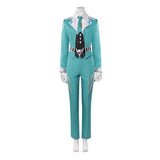 Rivals Cosplay Costume White Fox Blue Suit Adult Female Halloween Carnival Costume