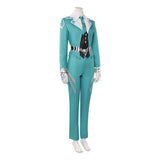 Rivals Cosplay Costume White Fox Blue Suit Adult Female Halloween Carnival Costume