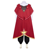Roco Kingdom Cosplay Costume Enzo Black Outfit with Cape Adult Male Halloween Carnival Costume